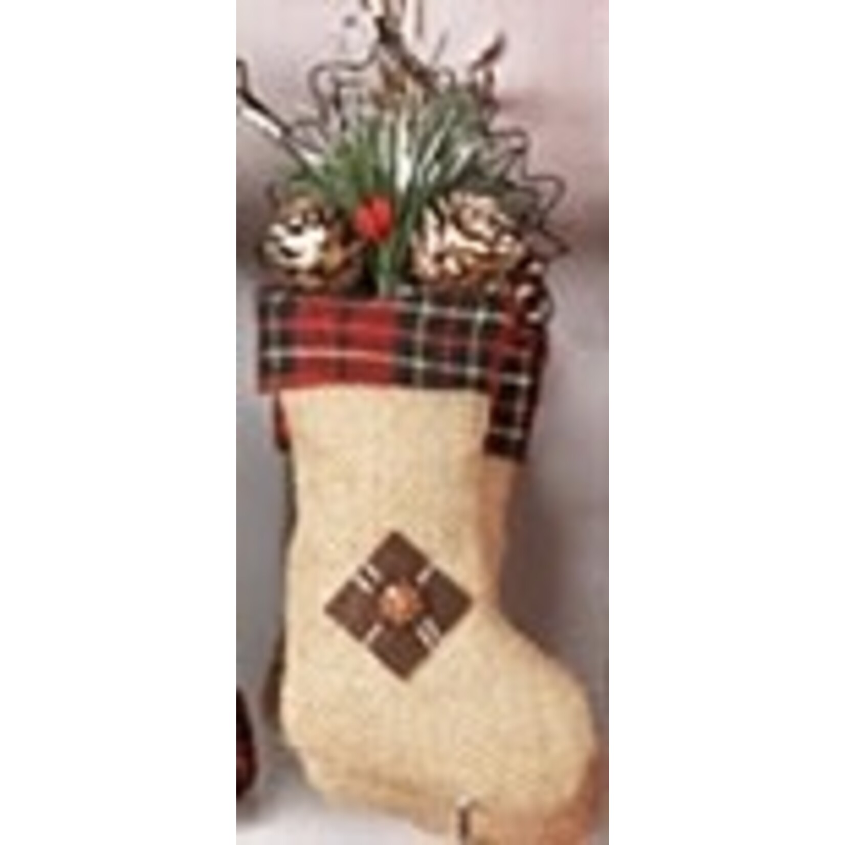 Gerson Plush Holiday Ornament