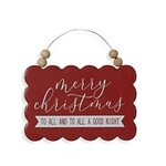Gerson Holiday Sign Ornament