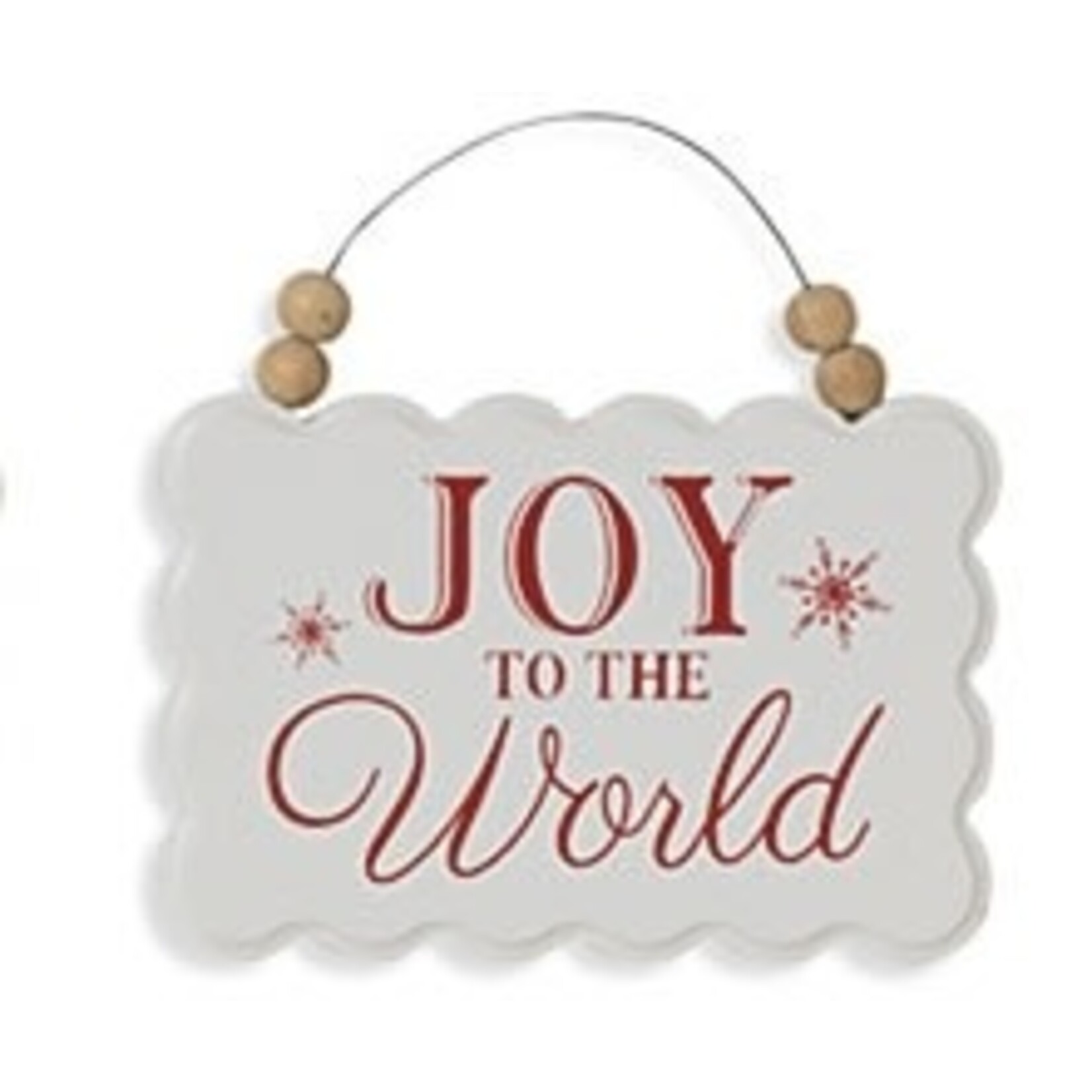 Gerson Holiday Sign Ornament