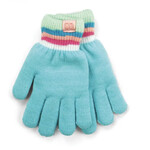 Britt's Knits Britt’s Knits Aqua Fuzzy Lined Gloves