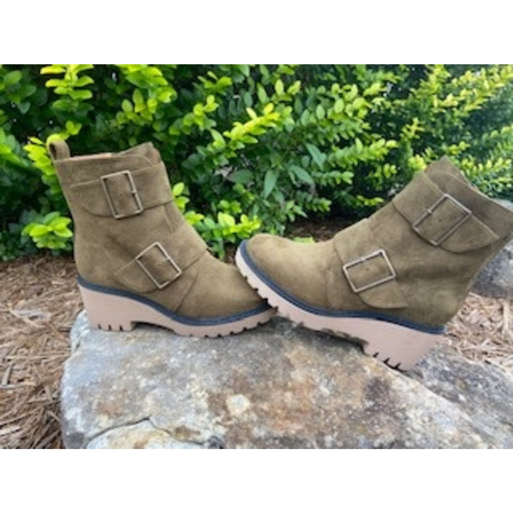 Corkys Corkys Woke Ankle Boots Moss