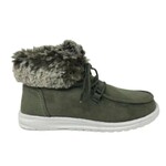 Gypsy Jazz Gypsy Jazz Farren Khaki (Olive) Lined High Top Booties