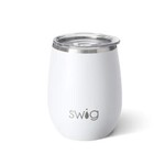 Swig Swig White Stemless Wine Cup 14oz.