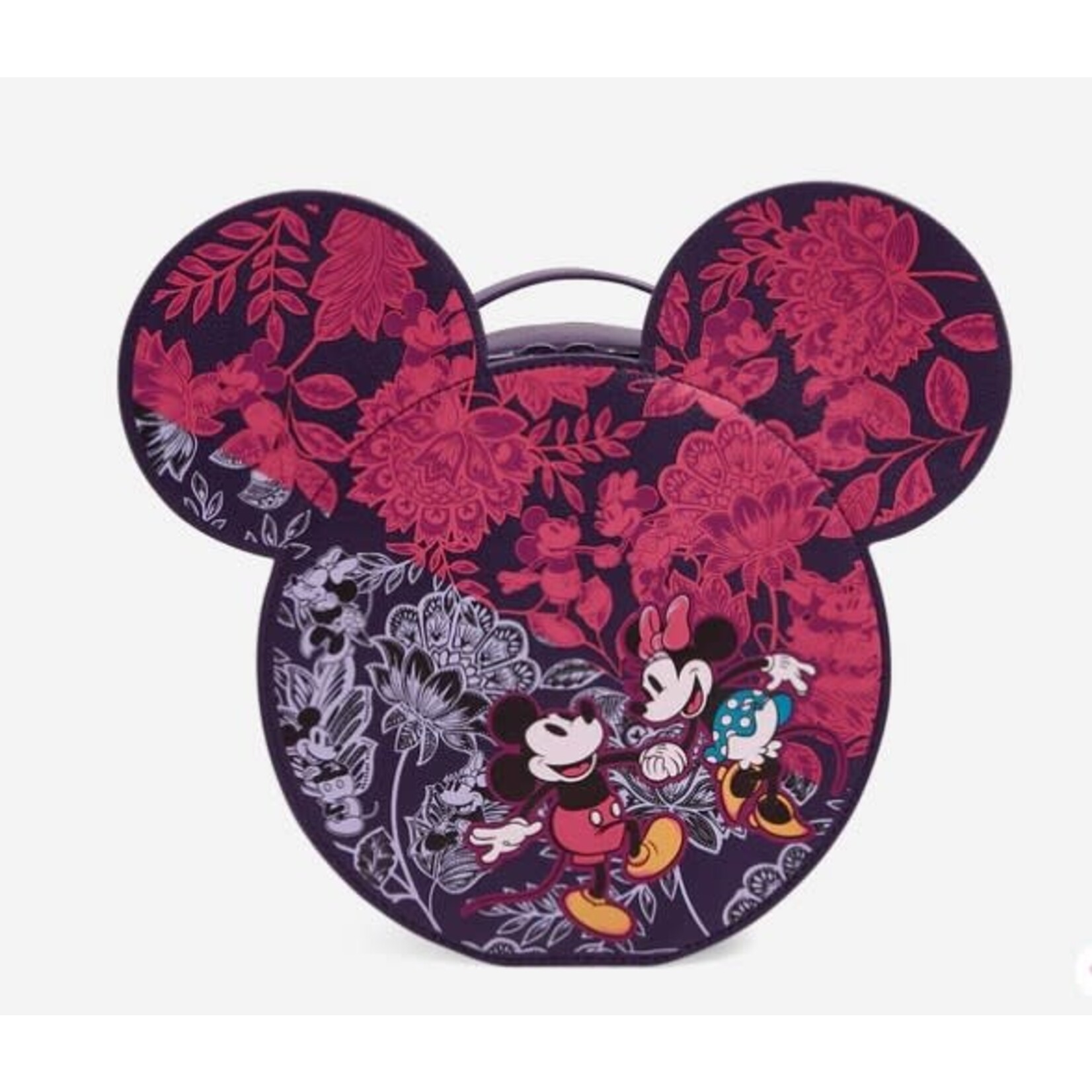 Vera Bradley Vera Bradley Disney Whimsy Cosmetic Mickey & Minnie's Flirty Floral Tonal