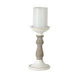 Melrose Ivory Resin Candle Holder