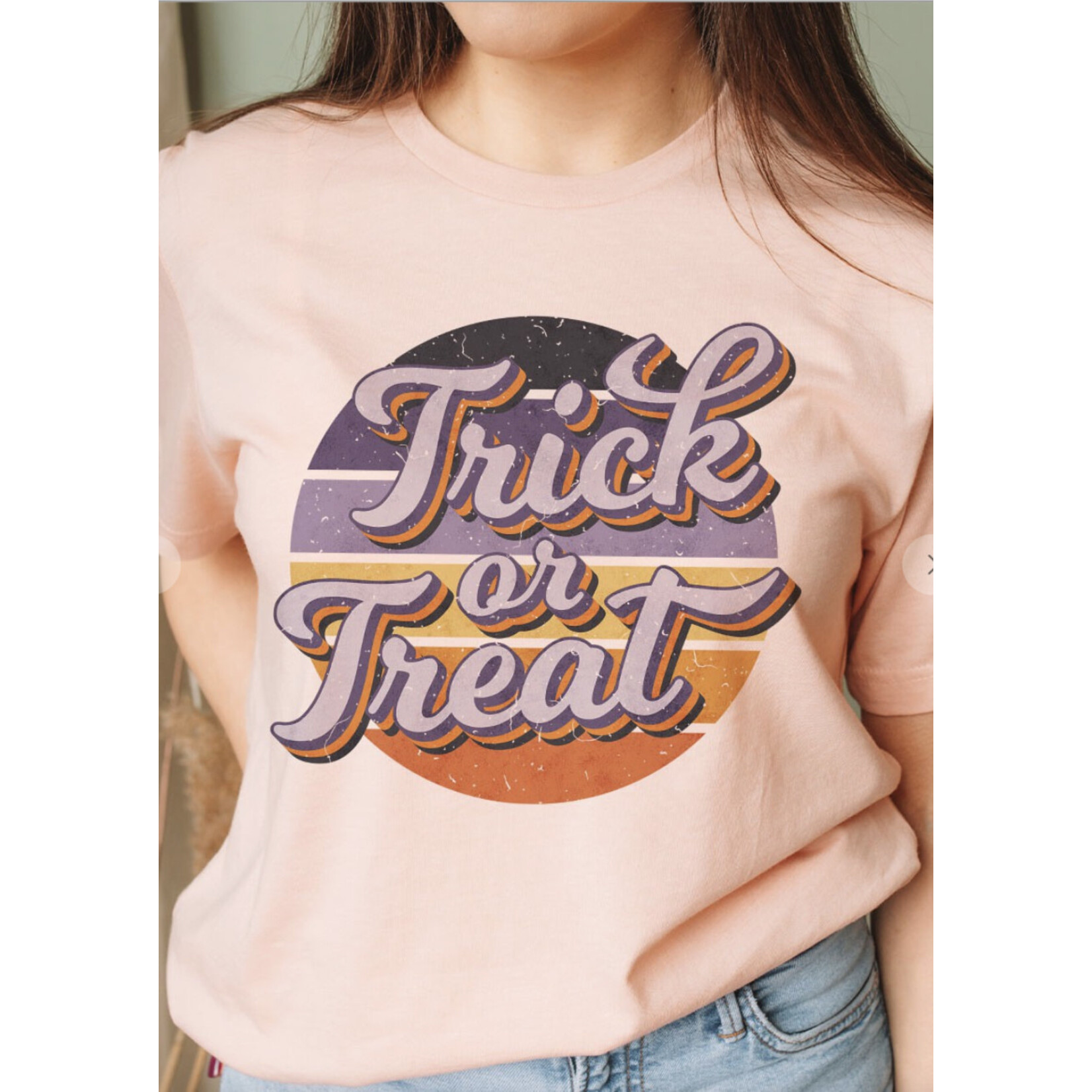 Kissed Apparel Kissed Apparel Trick or Treat Graphic T-Shirt L