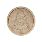Melrose Wood Christmas Trivet