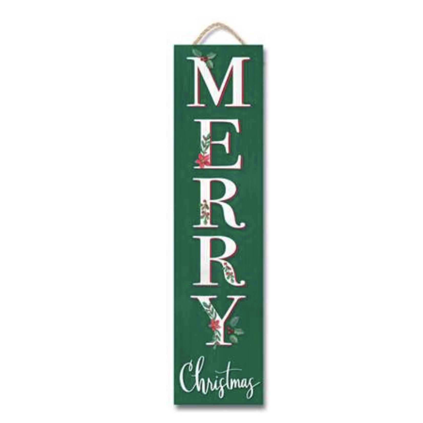 My Word! Merry Christmas Stand Out Tall Porch Sign