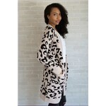 Jen & Co Jen & Co Nera Cardigan Leopard Taupe