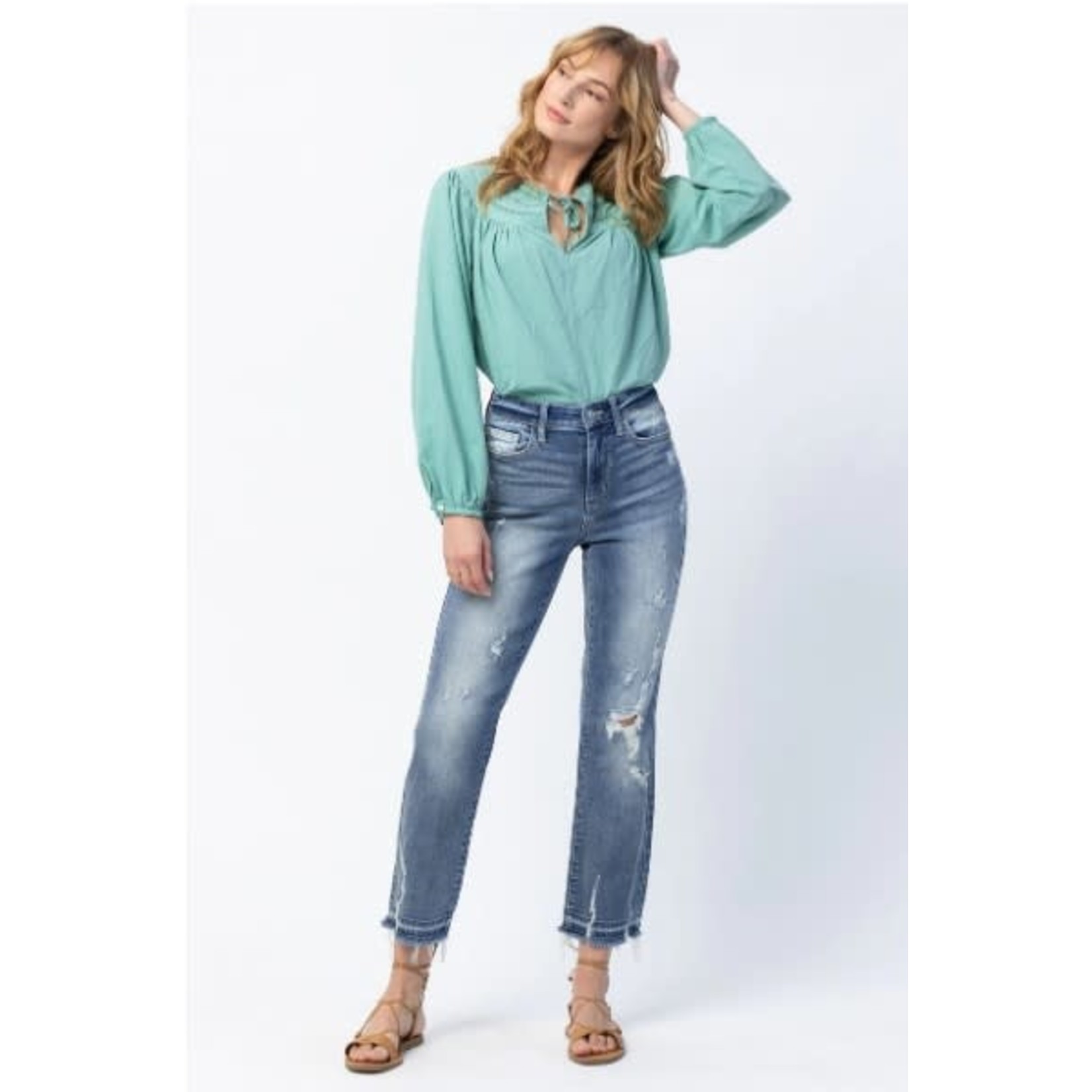 Judy Blue Judy Blue Released Hem Ankle Straight 82436