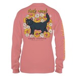 Simply Southern Simply Southern Check Meowt Long Sleeve