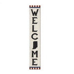 My Word! Welcome Indiana Porch Board Sign