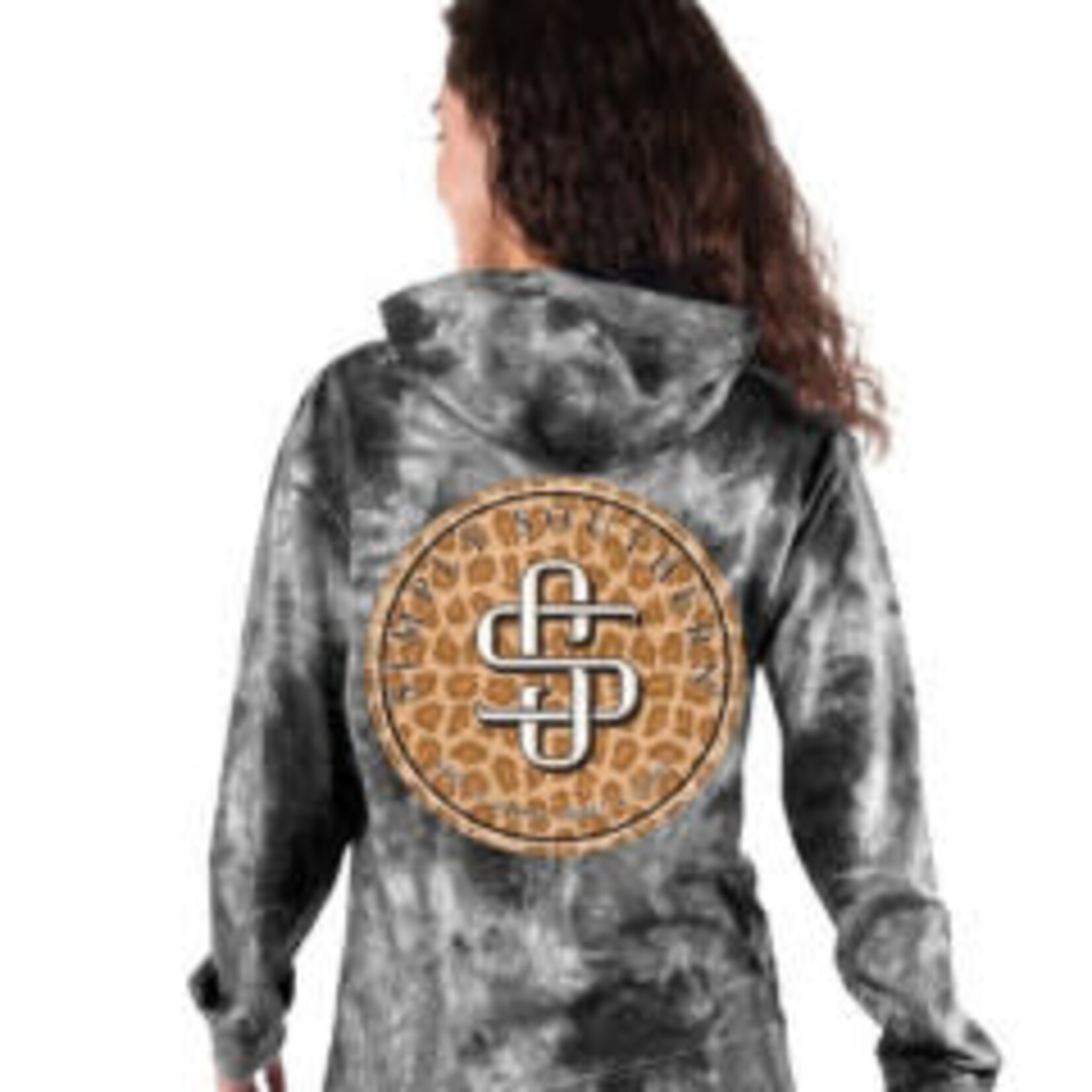 Simply Southern Simply Southern Hoodie Leopard Logo (Moon)