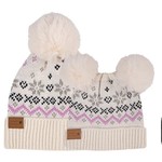 Simply Southern Simply Southern Mommy & Me Beanie Set Sweater Cream