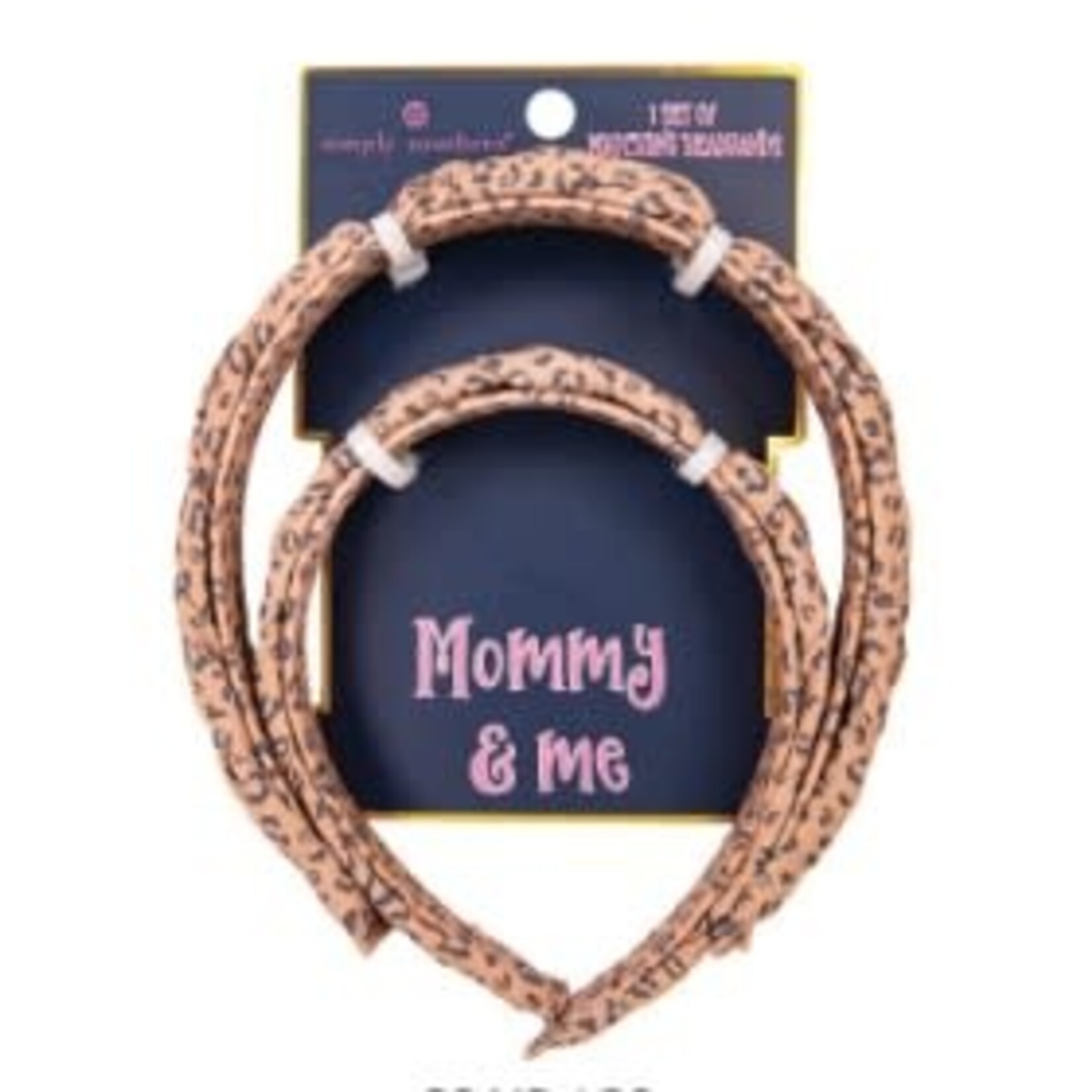 Simply Southern Simply Southern Mommy & Me Braided Headbands Leopard