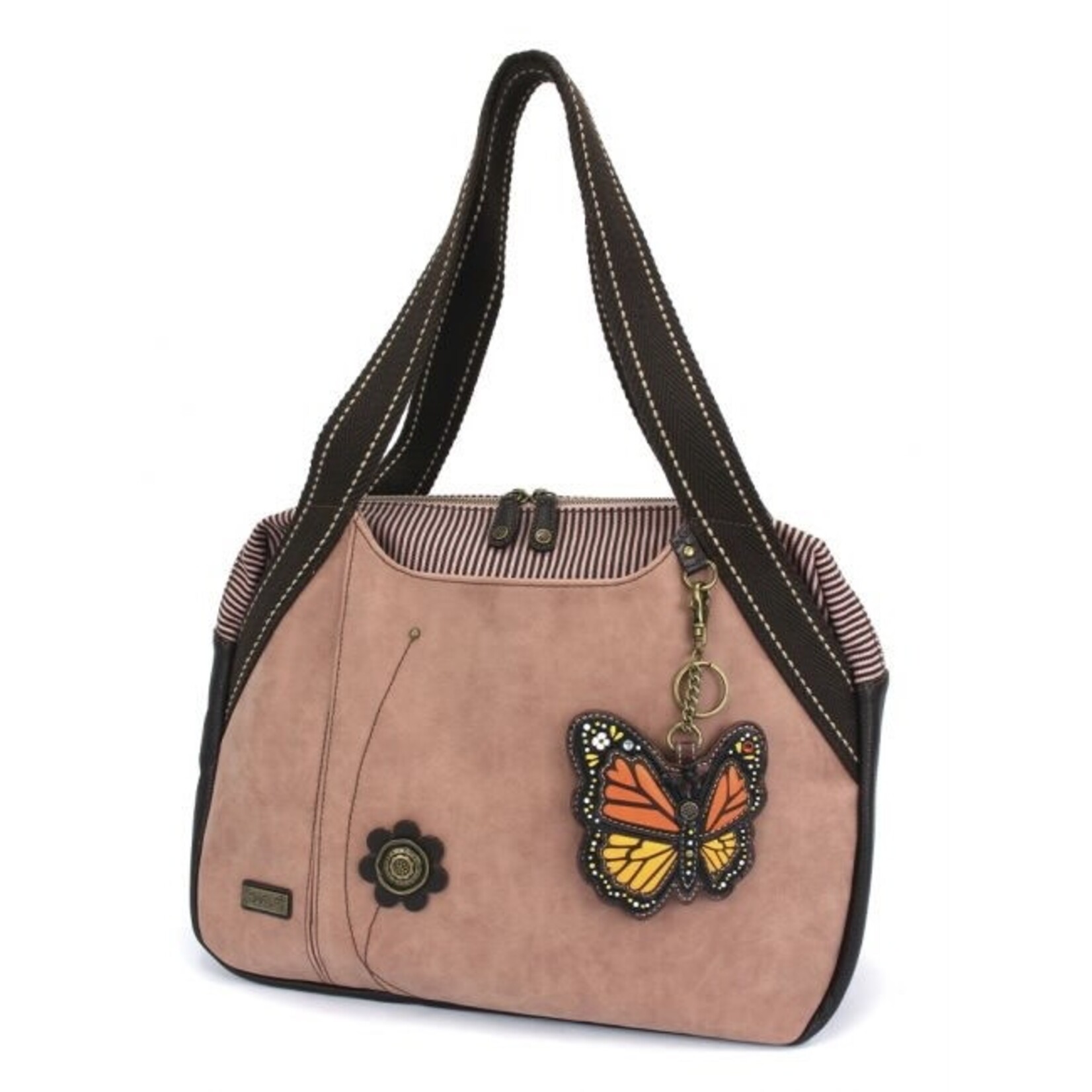 Chala Chala Bowling Bag Monarch Butterfly Tan 835