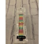 ShopTrendsNow Silicone Apple Watch Band Colorful Stripes 38/40mm