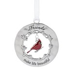Ganz Friends Make Life Beautiful Cardinal Ornament