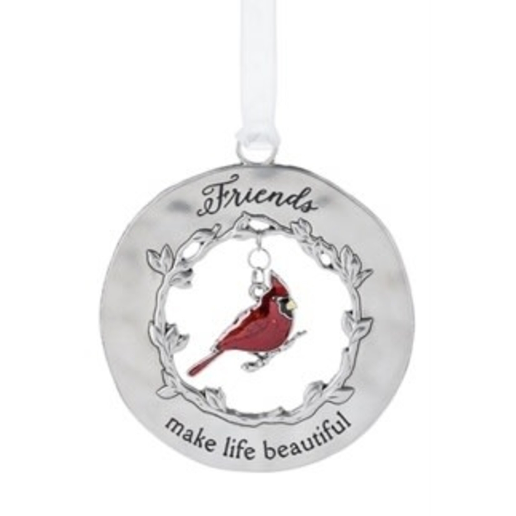 Ganz Friends Make Life Beautiful Cardinal Ornament