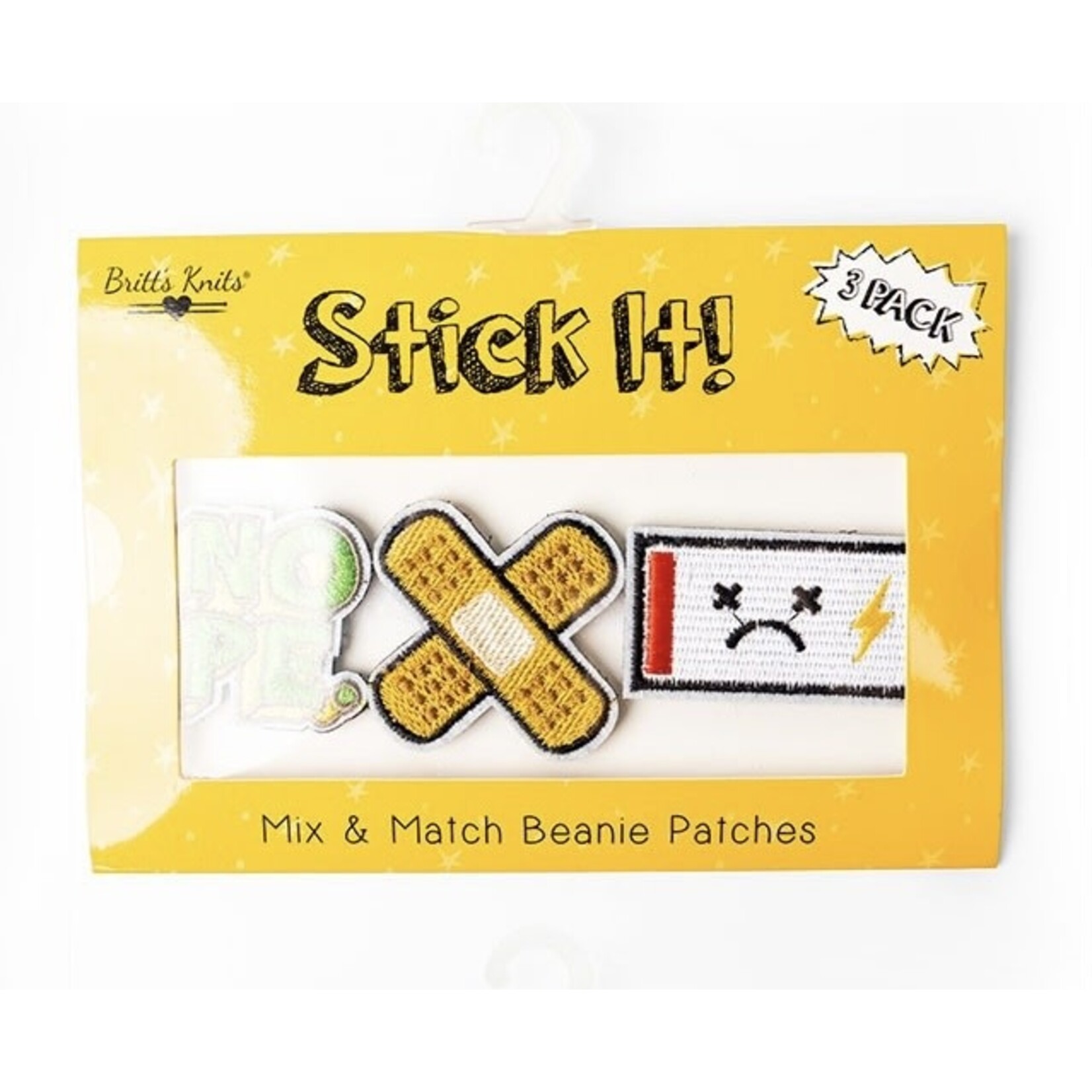 Britt's Knits Britt’s Knits Beanie Stick It Patch Set Bandaids