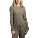 Hello Mello Hello Mello Cuddleblend Sweater Olive