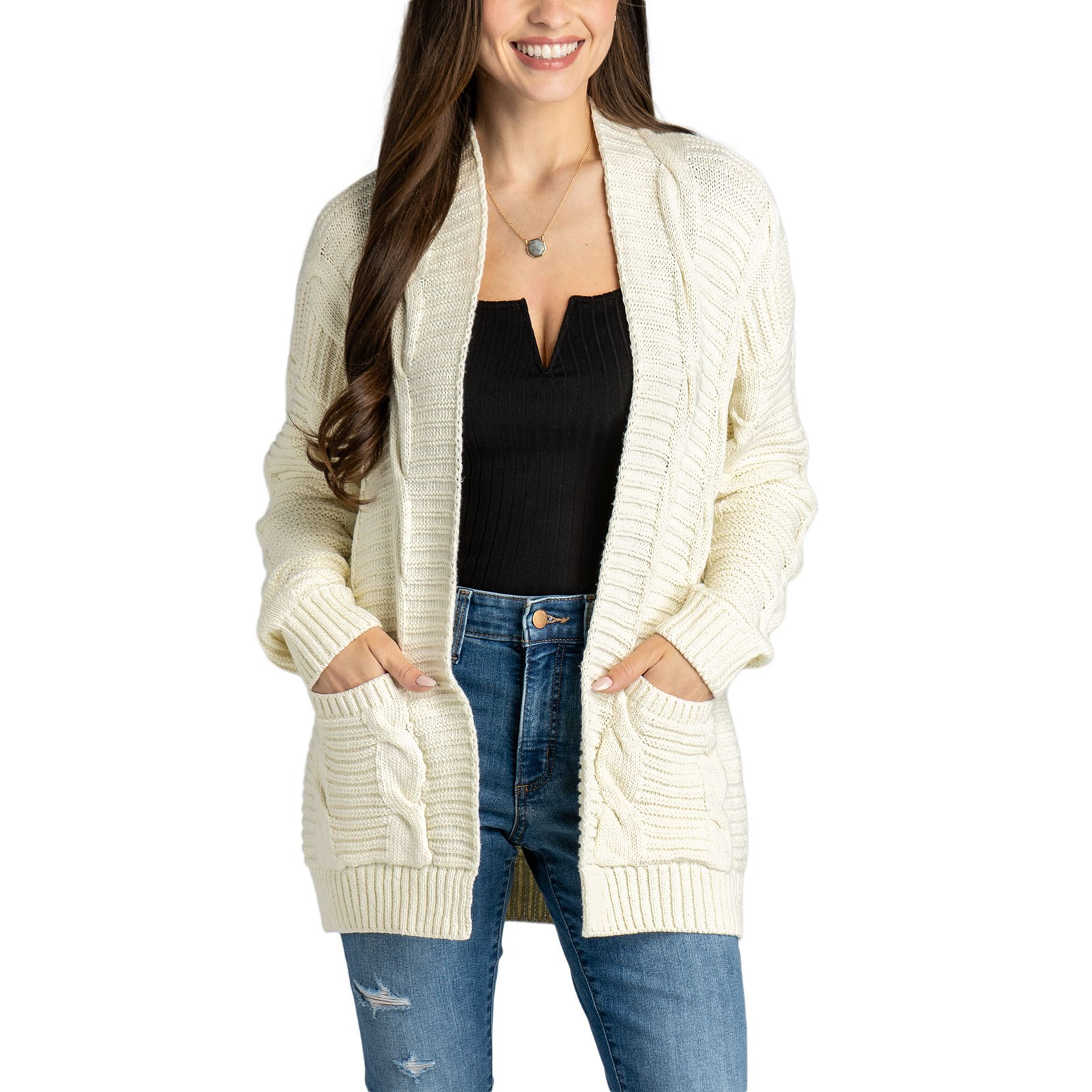 Jack & Missy Aspen Cardigan Cream - A Gathering Place