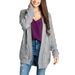 Jack &  Missy Jack & Missy Aspen Cardigan Gray