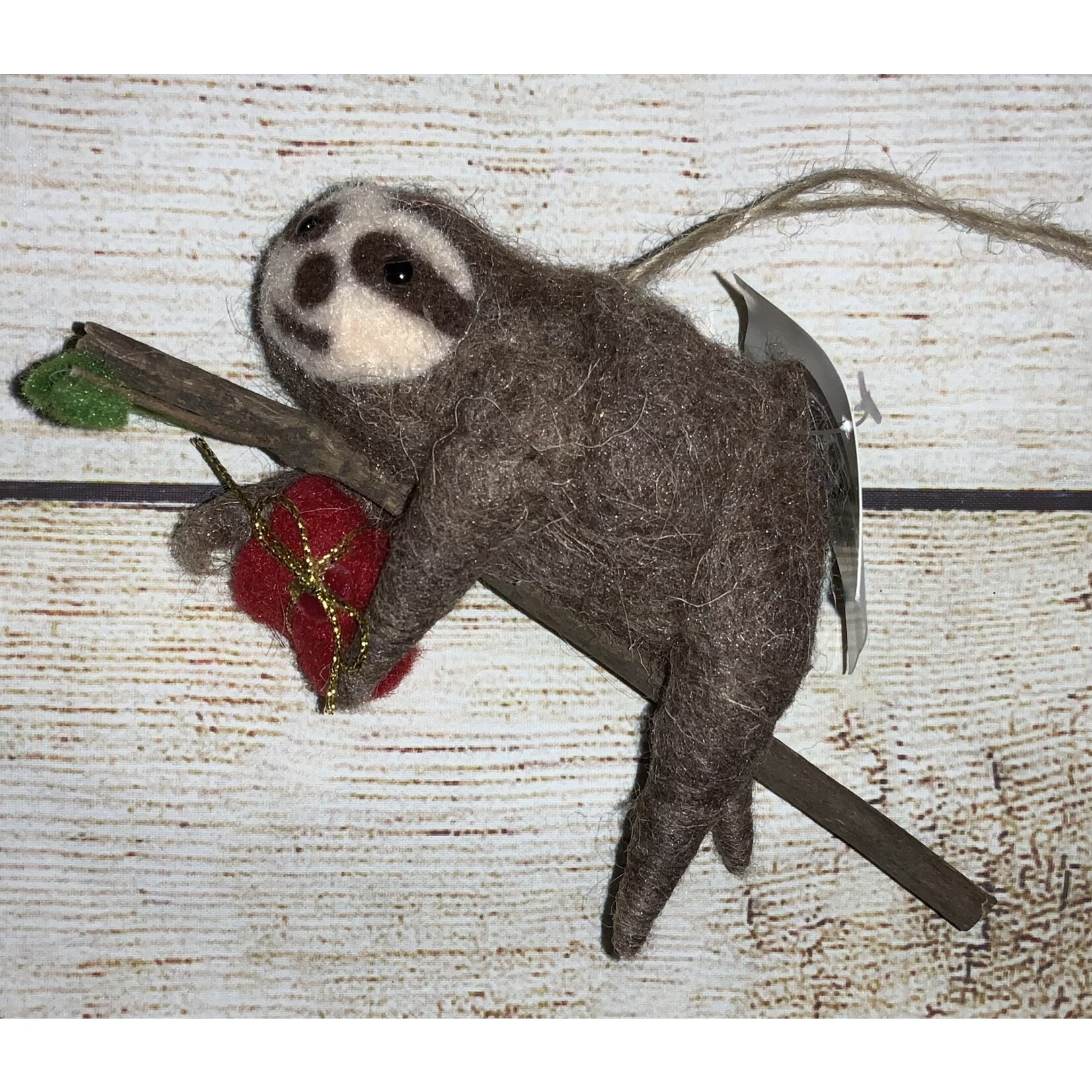 Giftcraft Felt Sloth Ornament