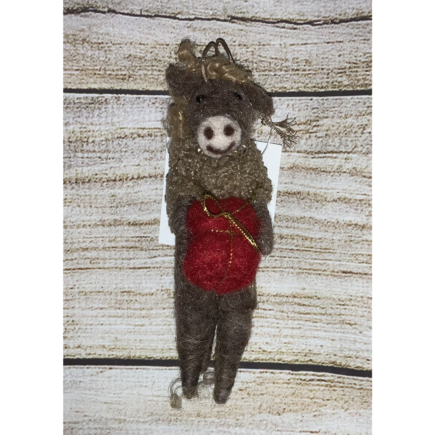 Giftcraft Wool/Felt Horse Ornament
