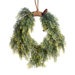 CRI Weeping Cedar Wreath 28”