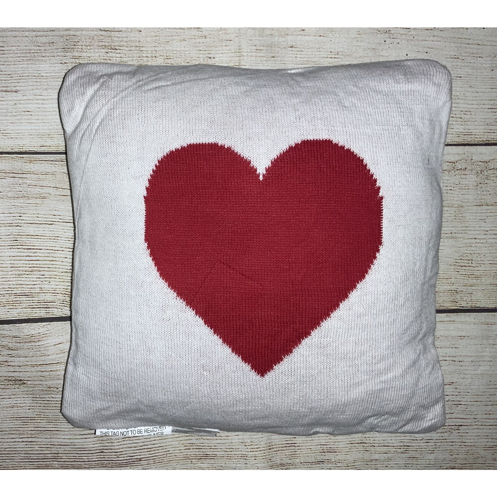 Ganz Knit Valentine Heart Pillow