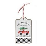 Gerson Have Yourself a Merry Little Christmas Tag Ornament