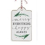 Gerson Merry Everything Happy Always Tag Ornament