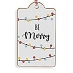 Gerson Be Merry Tag Ornament
