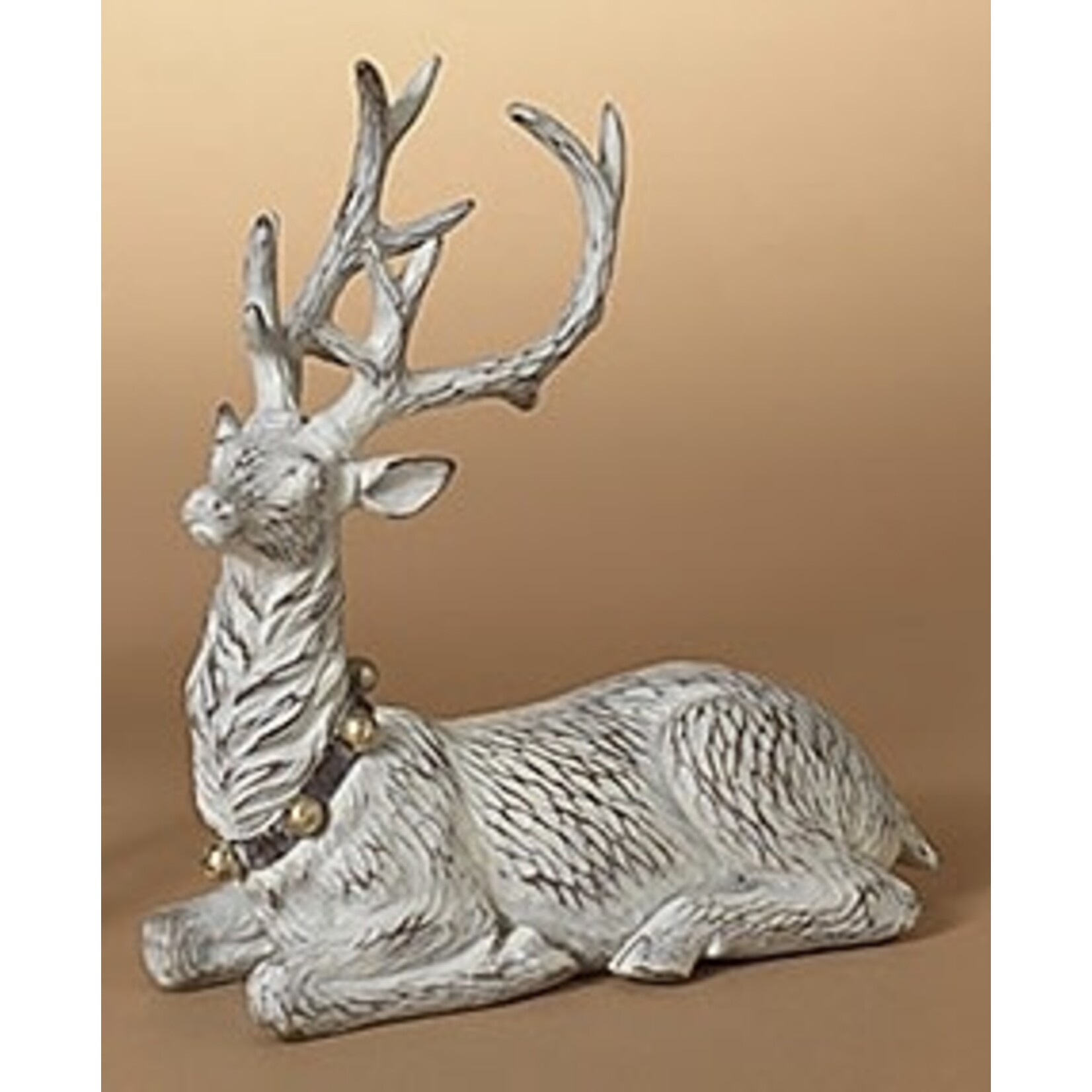 Gerson Resin Woodland Holiday Deer Laying Down