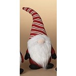 Gerson Holiday Fabric Gnome Red