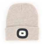 Night Scope Night Scope Brightside Rechargeable LED Beanie Oatmeal