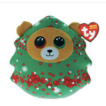 TY Ty Squish A Boo Everett Christmas Tree Bear