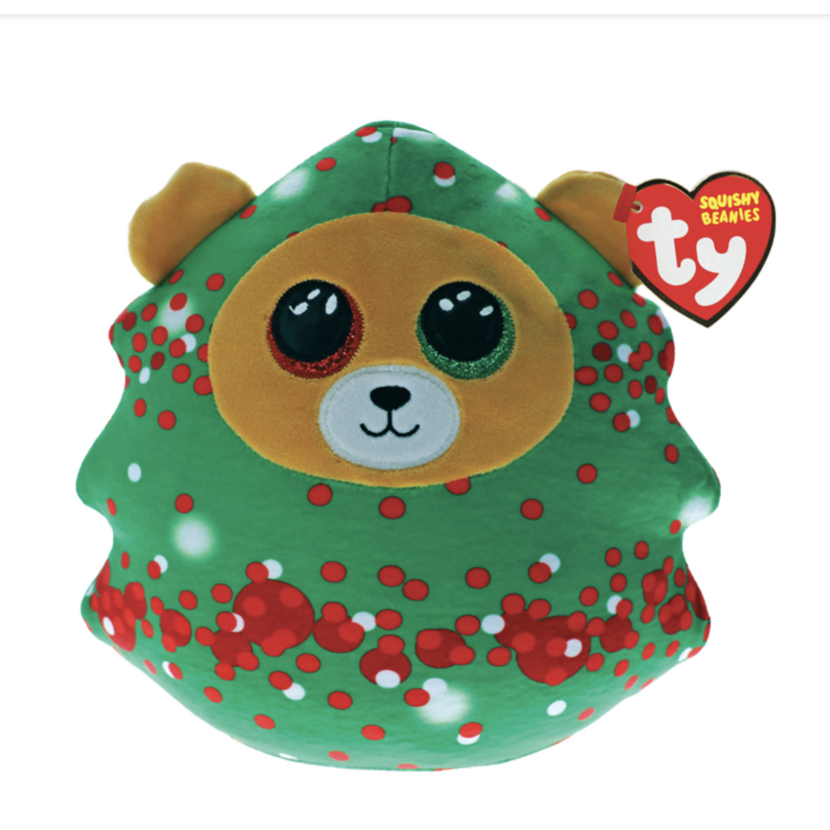 TY Ty Everett Christmas Tree Bear Squishy Beanies