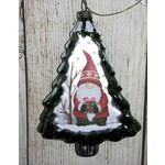 Gerson Glass Tree w/Gnome Ornament Style 2