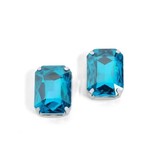 Whispers Whispers Octagon Jewel Earrings Turquoise WN004516