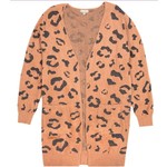 Simply Southern Simply Southern Fuzzy Cardigan Leopard