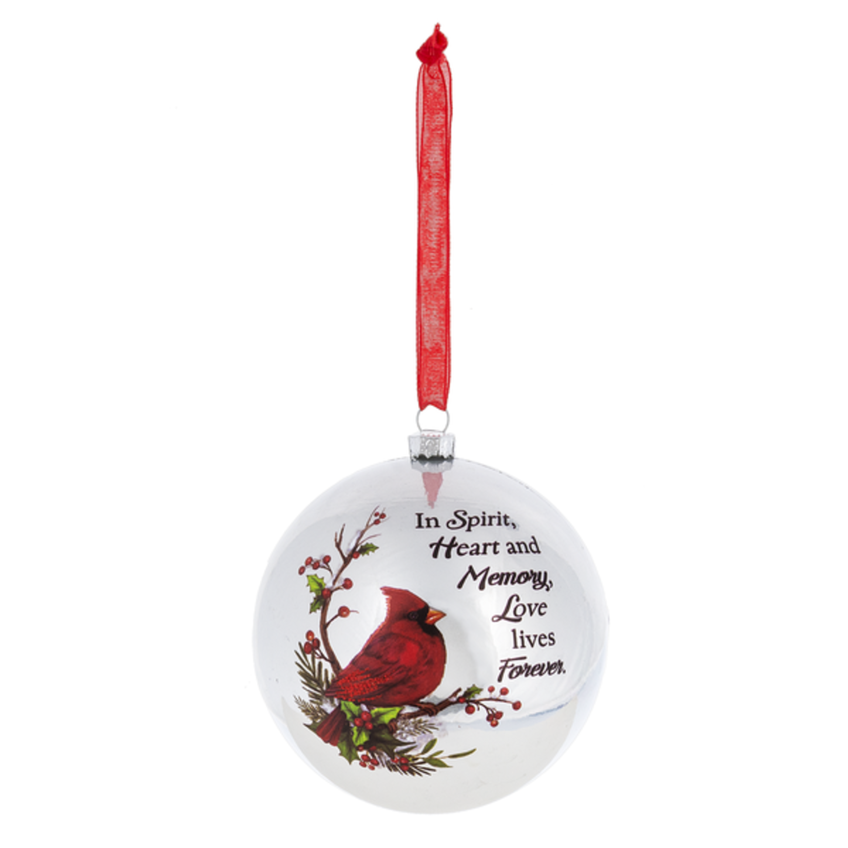 Ganz In Spirit Cardinal Memorial Ornament