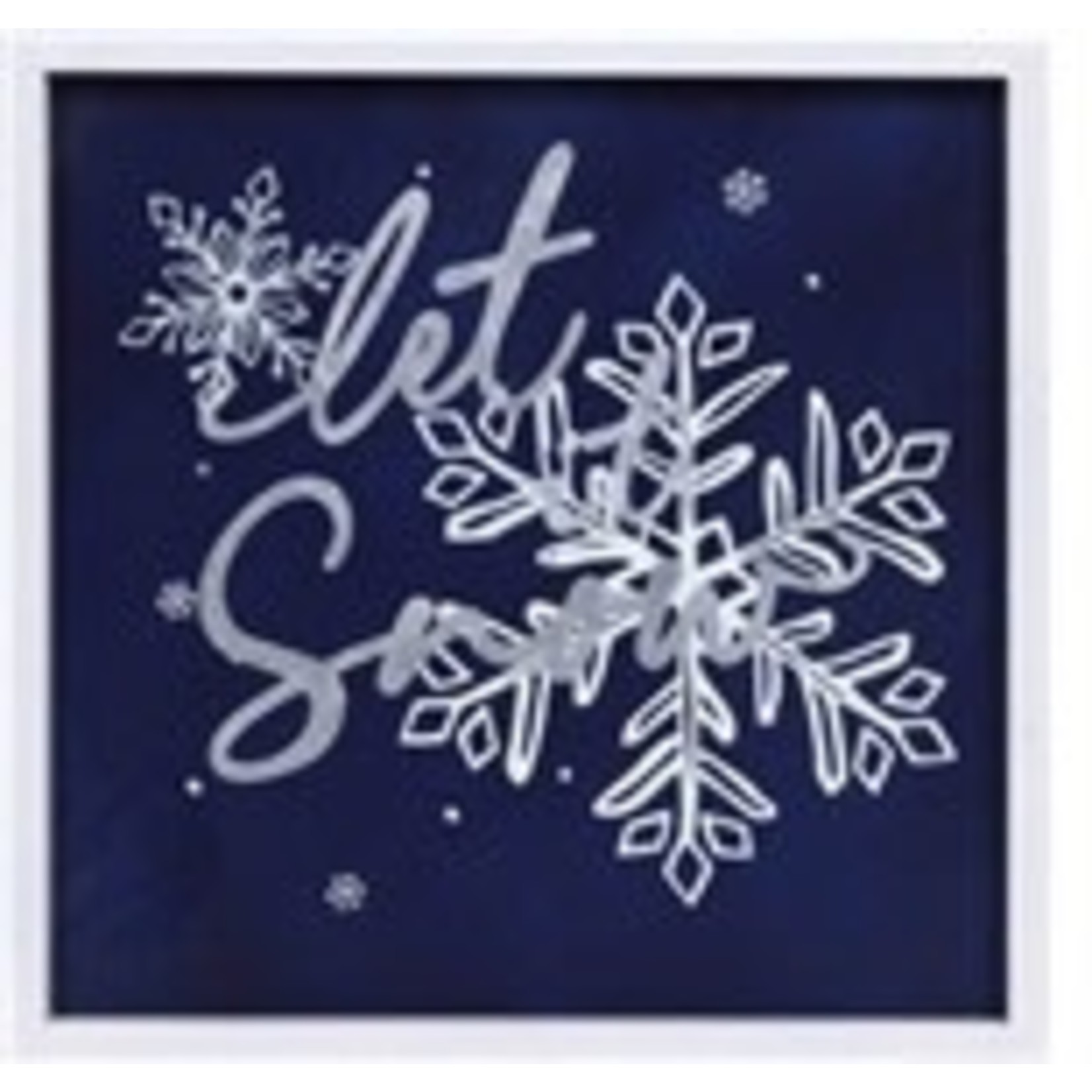 Special T Imports Let it Snow Wood  Sign