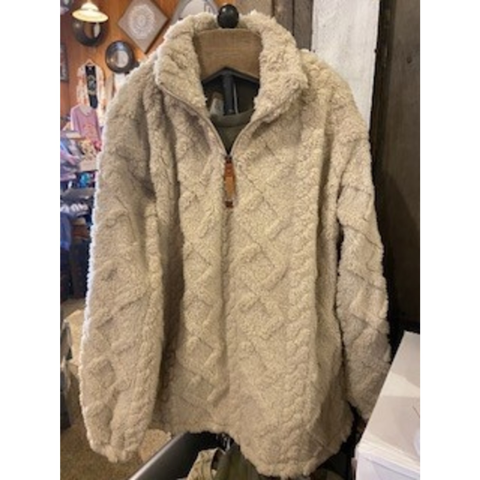 Jen & Co Jen & Co Sherri Sherpa Oatmeal