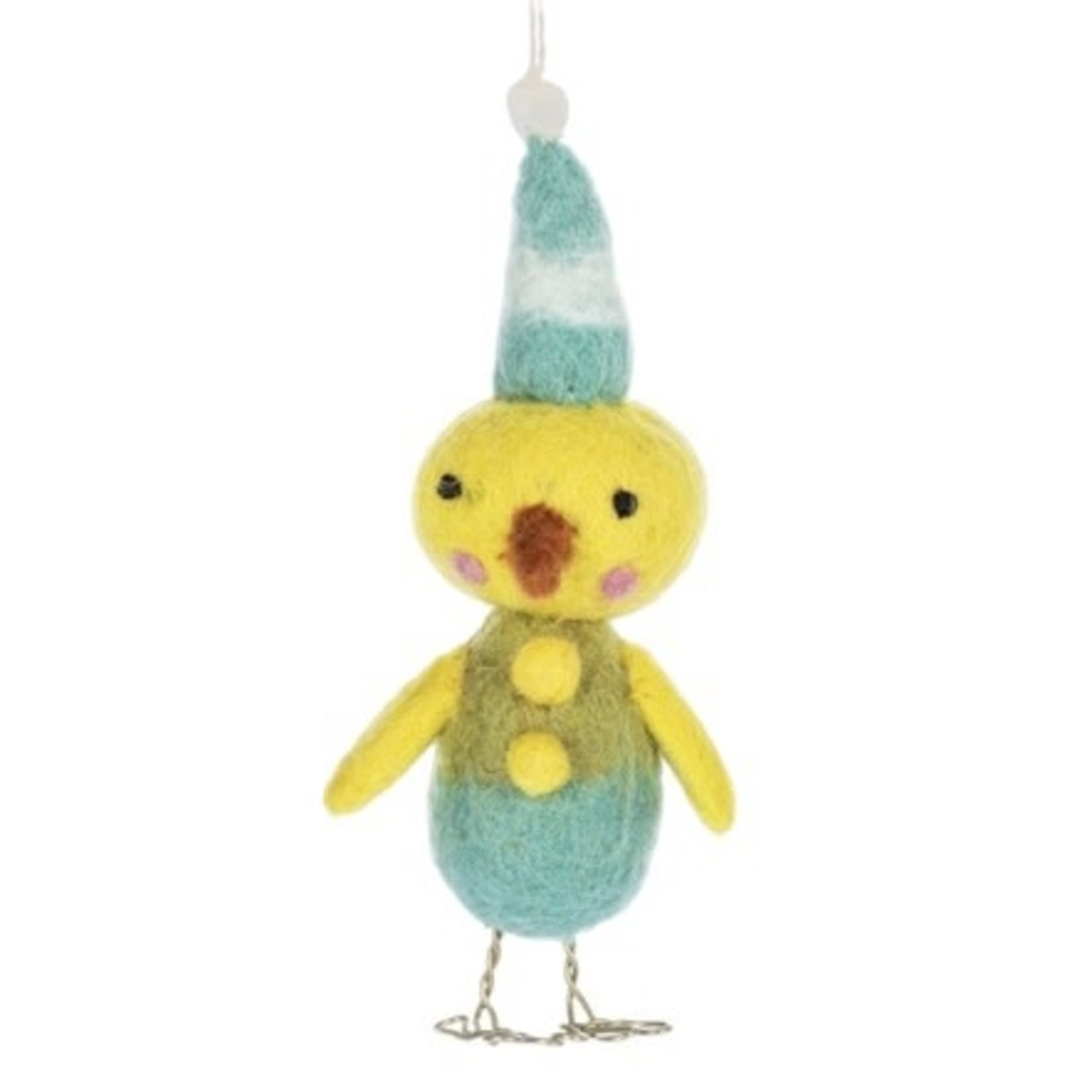 Ganz Wool Easter Friends Ornament Duck