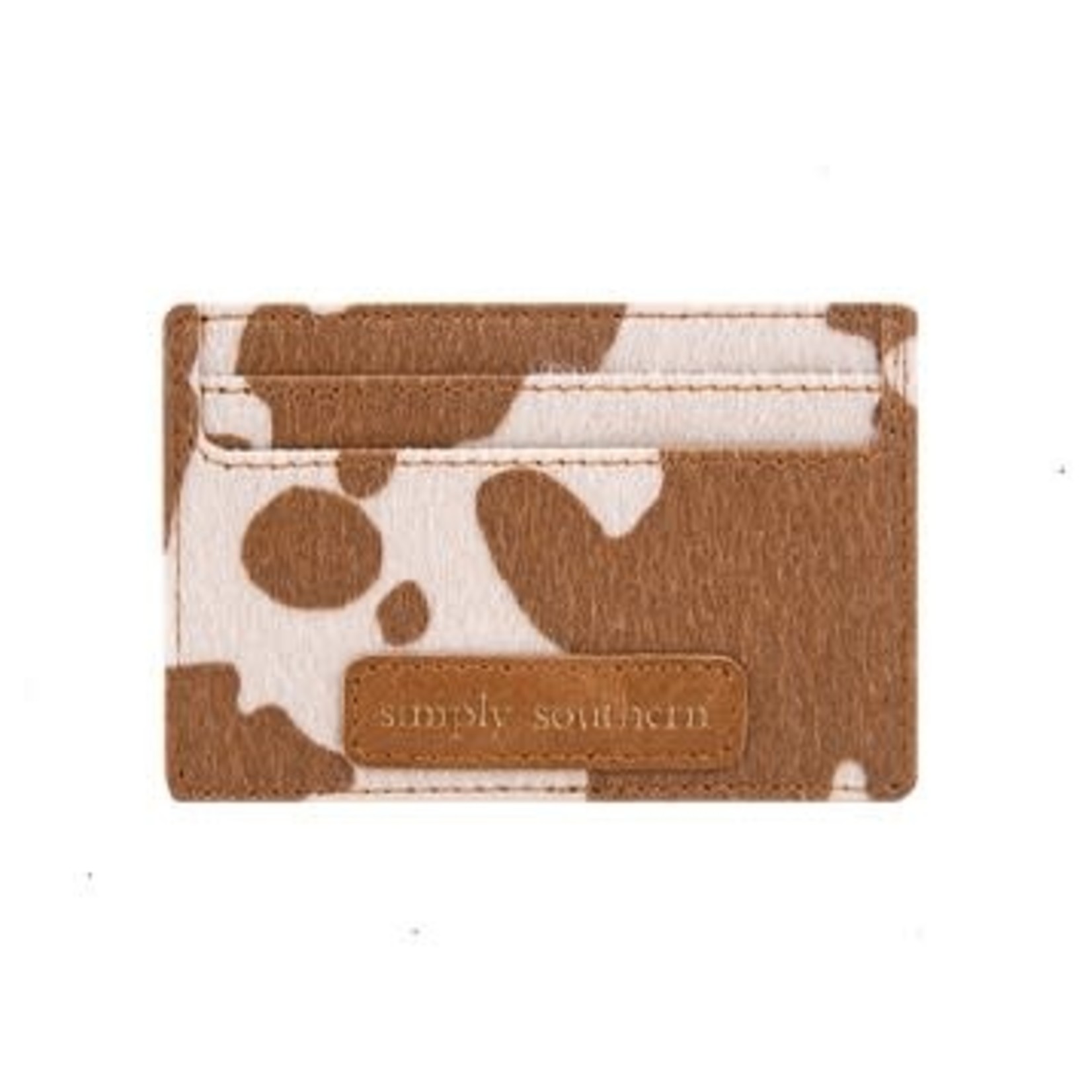 Simply Southern Simply Southern Leather Card Slot Holder Cow