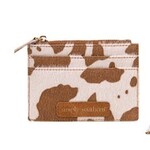 Simply Southern Simply Southern Leather Mini Card Zip Cow