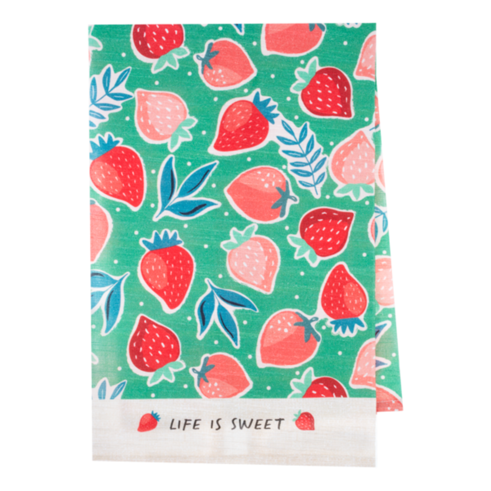 Ganz Strawberry Tea Towel