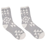 Simply Southern Simply Southern Boot Socks Pattern Geo Gray